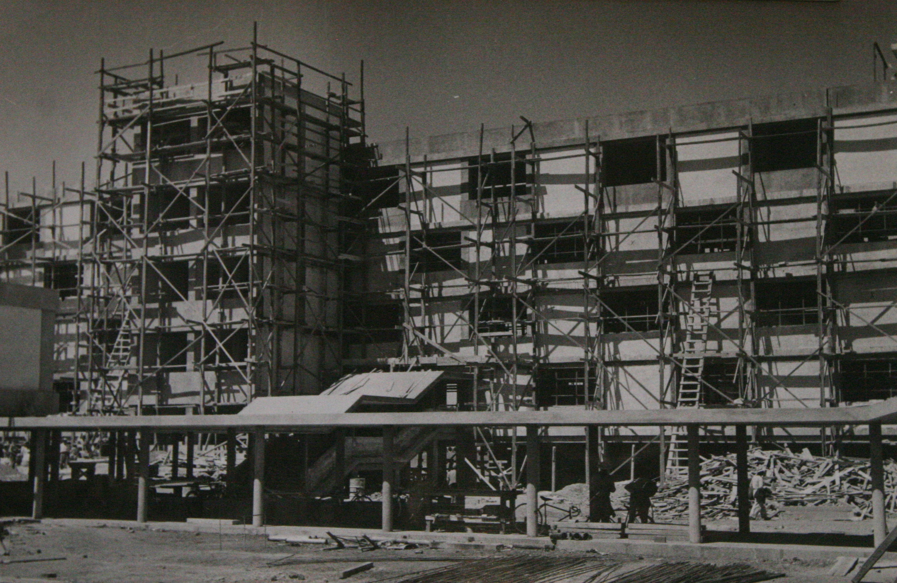 Edificio de ingeniería. Foto Archivo USAC. 