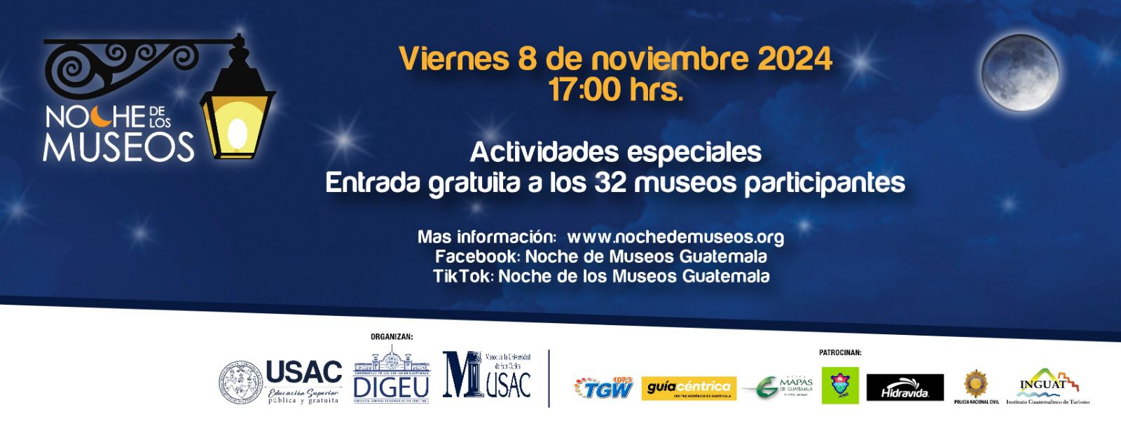 ¡Celebra la Noche de los Museos 2024 con la USAC!